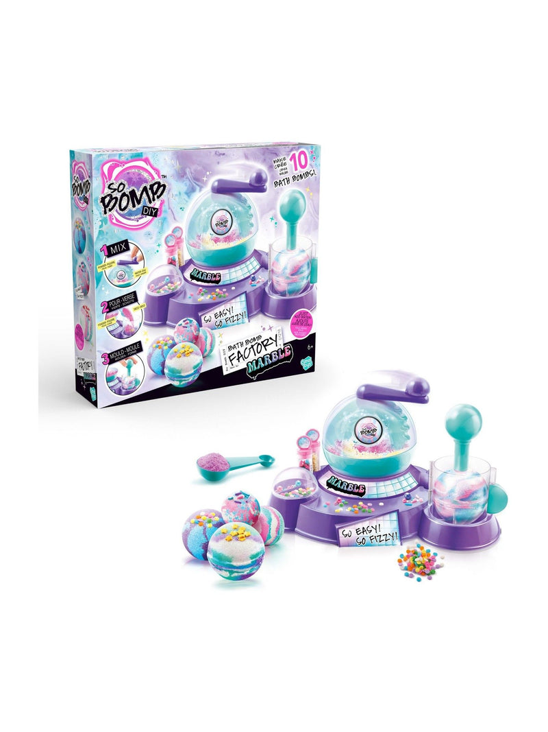 Canal Toys So Bomb bath bomb factory with marble effect, UK version
