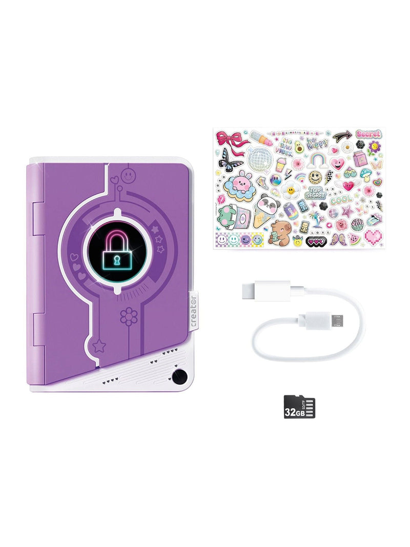 Canal Toys Secret Video Journal with fingerprint unlock and LED lights - British product