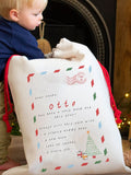 Solesmith personalised Christmas list sack (British brand)