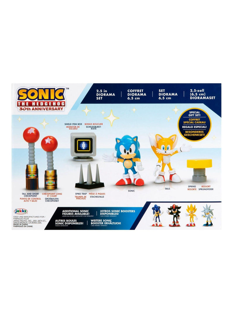 Jakks Pacific Sonic 2.5 inch figure diorama set - British product