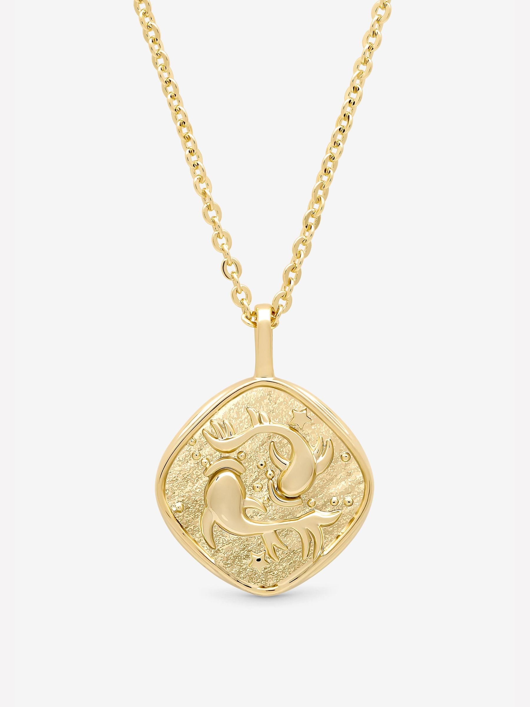 Jon Richard 18ct Gold Plated Scorpio Molten Horoscope Pendant