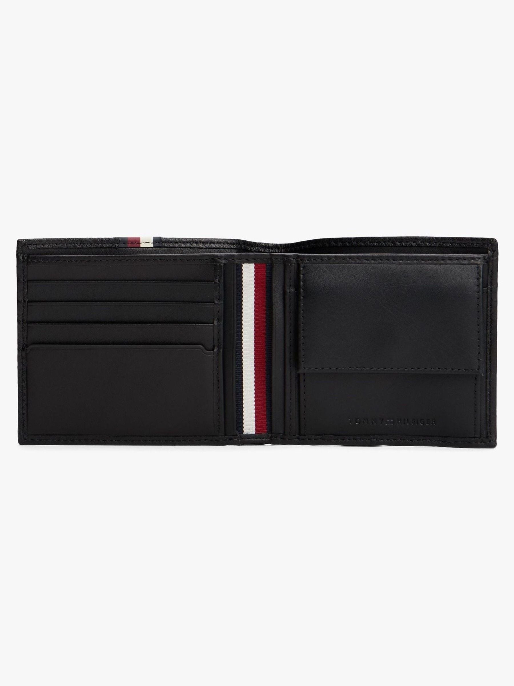 Tommy Hilfiger black leather wallet, UK version