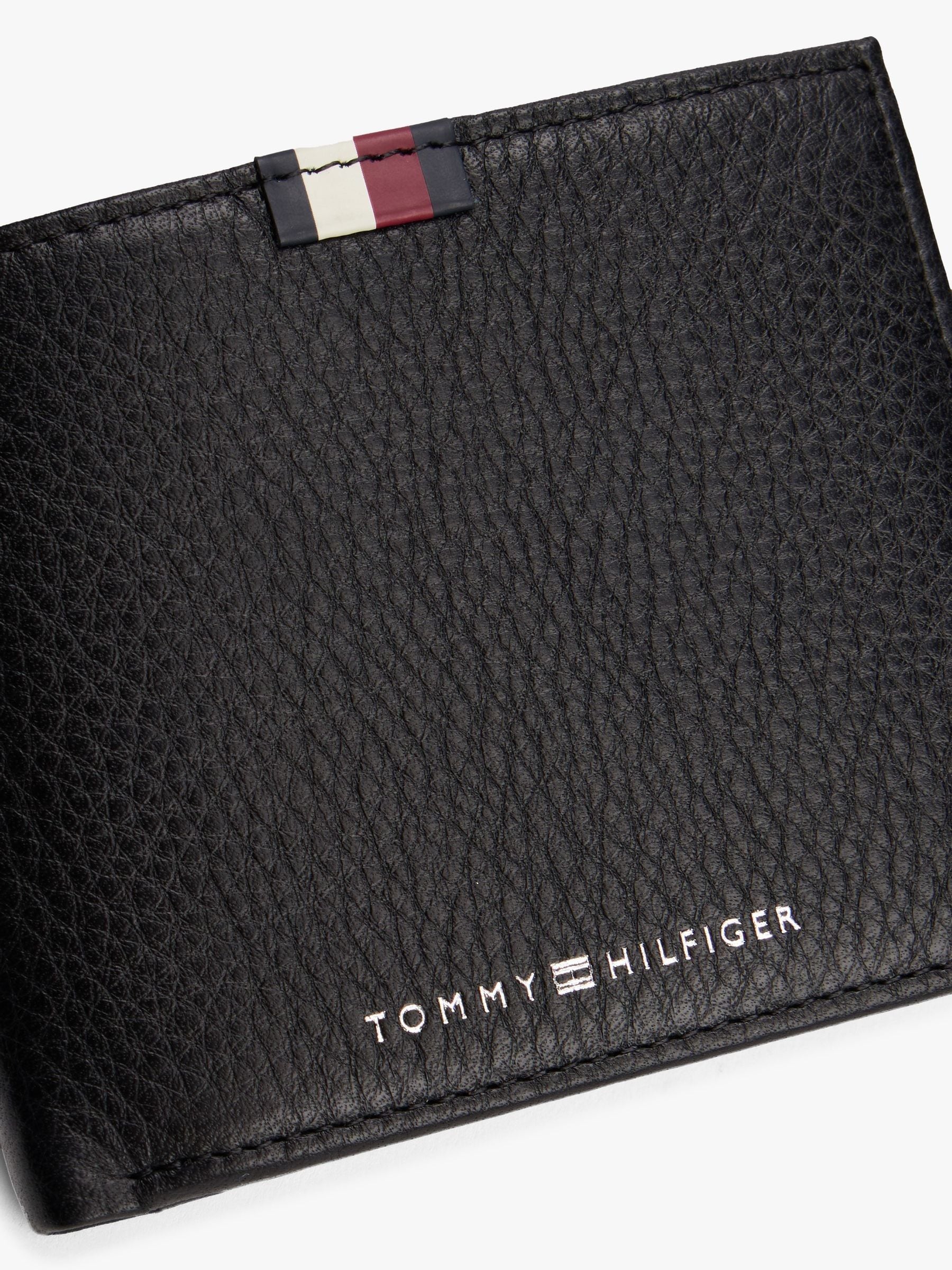 Tommy Hilfiger black leather wallet, UK version