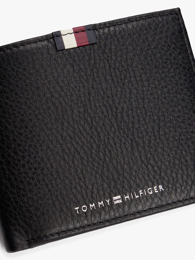 Tommy Hilfiger black leather wallet, UK version