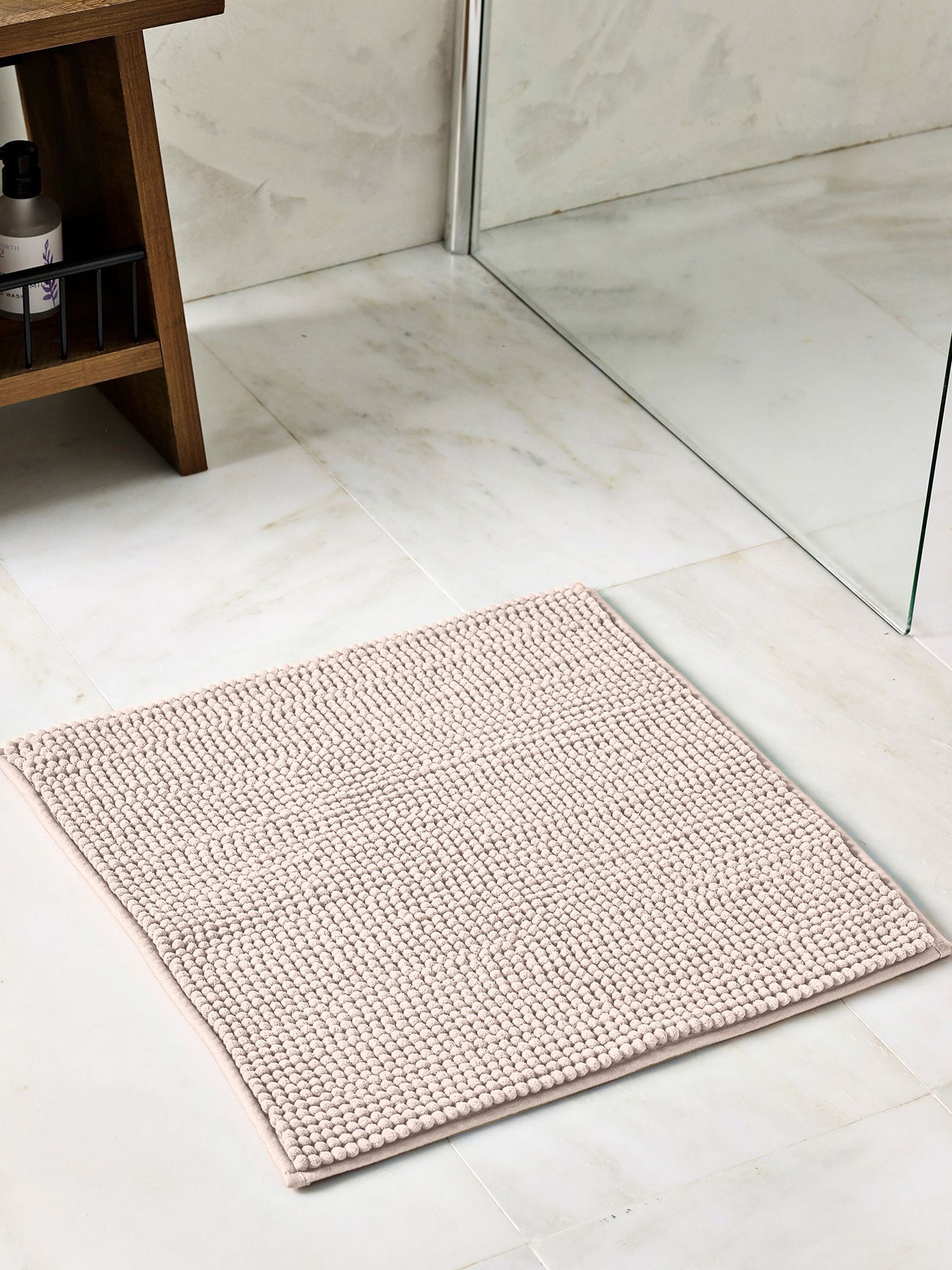 Sage Green Bobble Bath Mat