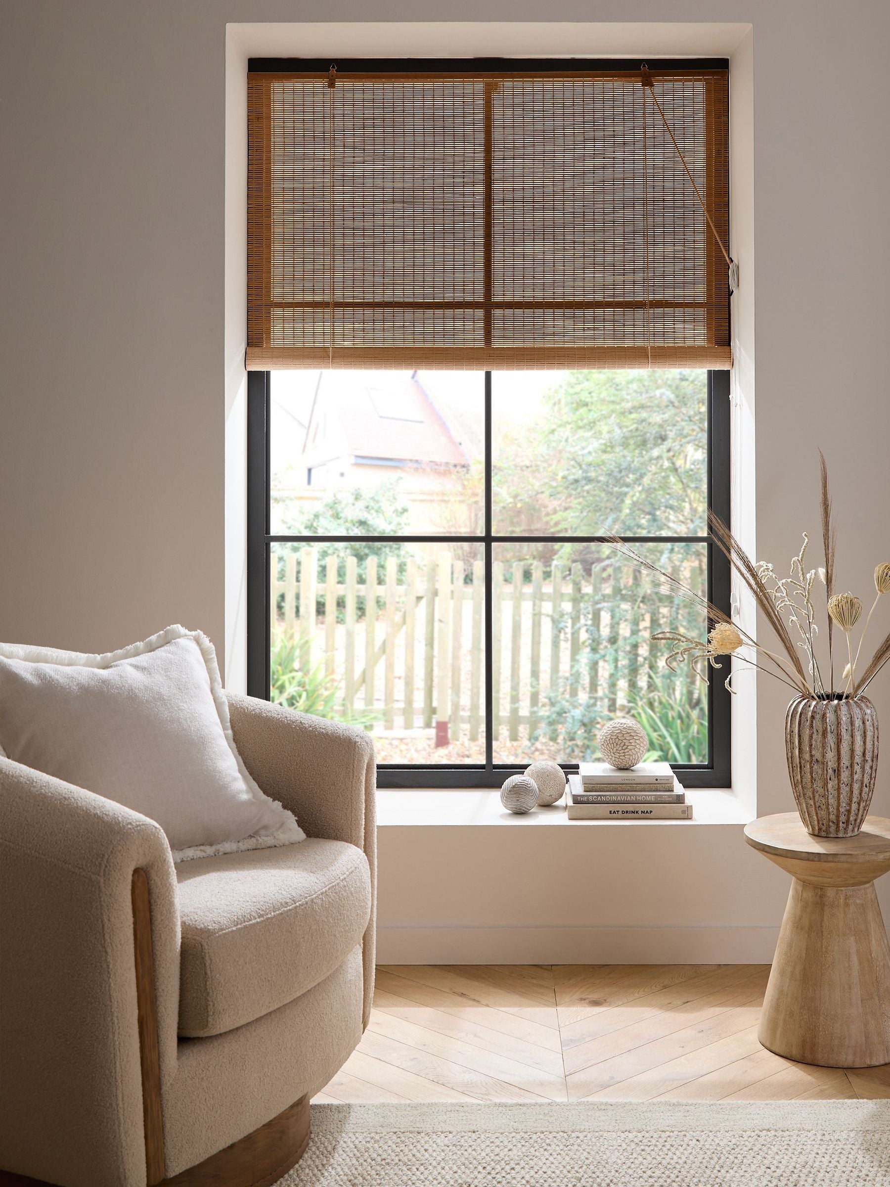 Natural Ready Made Bamboo Roller Blind