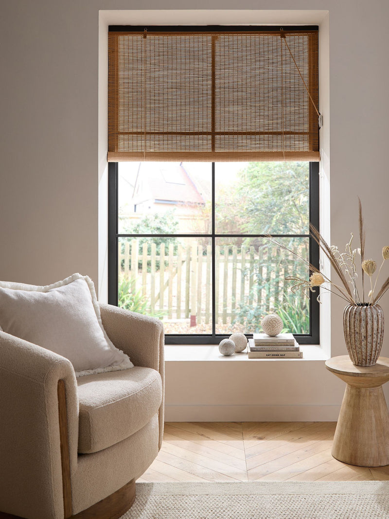 Natural Ready Made Bamboo Roller Blind