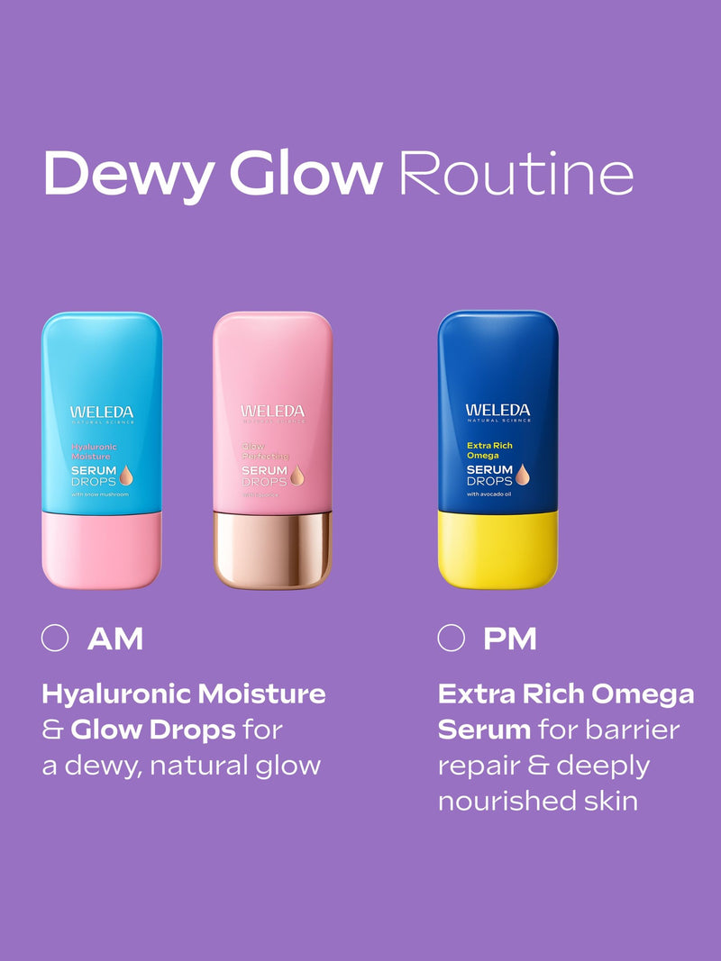 Weleda face serum drops hydrating skincare (British brand)
