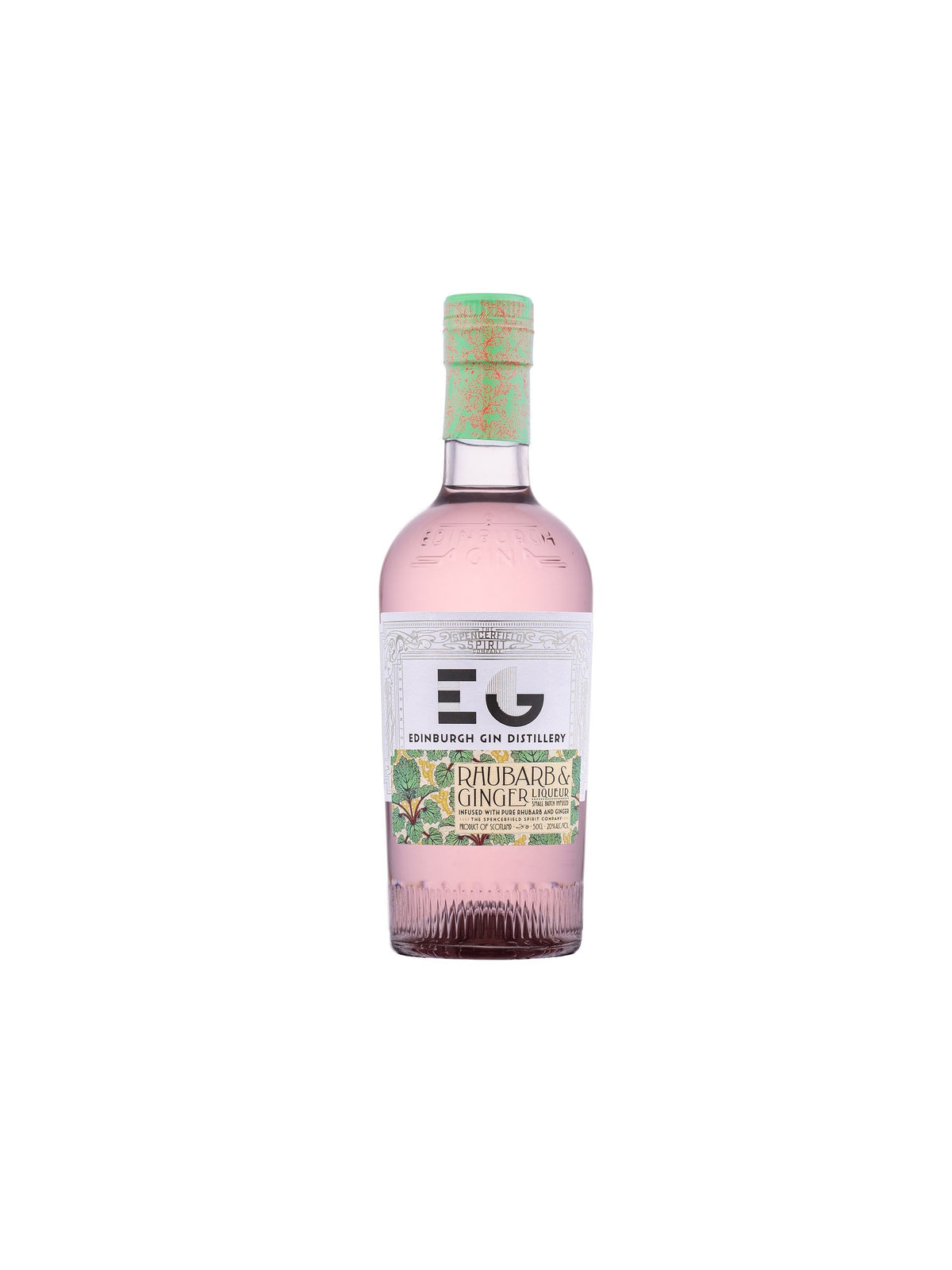 Edinburgh Gin Rhubarb and Ginger Liqueur 50cl, UK version