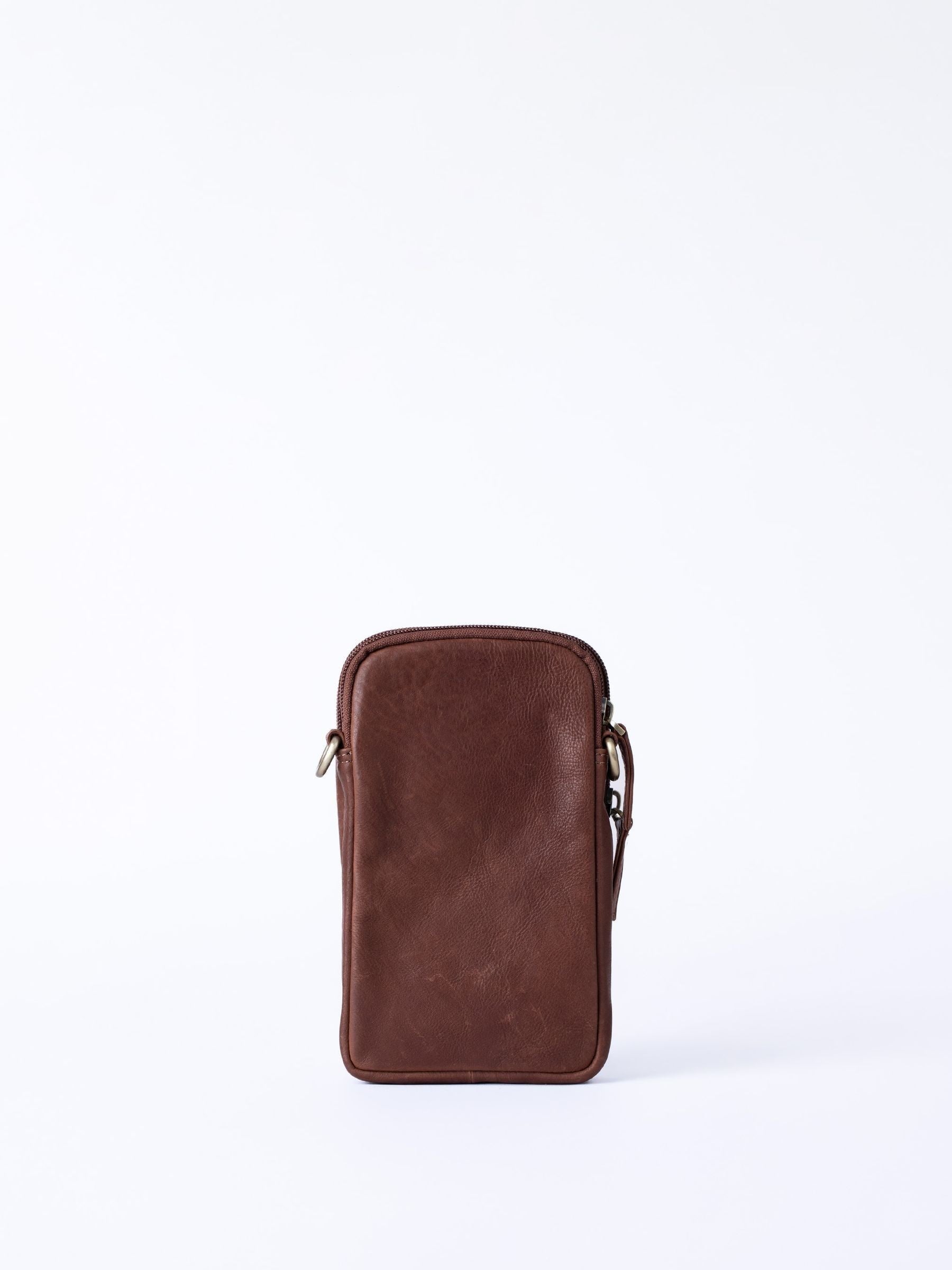 Lakeland Leather brown Harstone travel bag with cross-body strap (British brand)