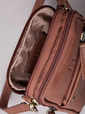 Lakeland Leather brown Harstone travel bag with cross-body strap (British brand)
