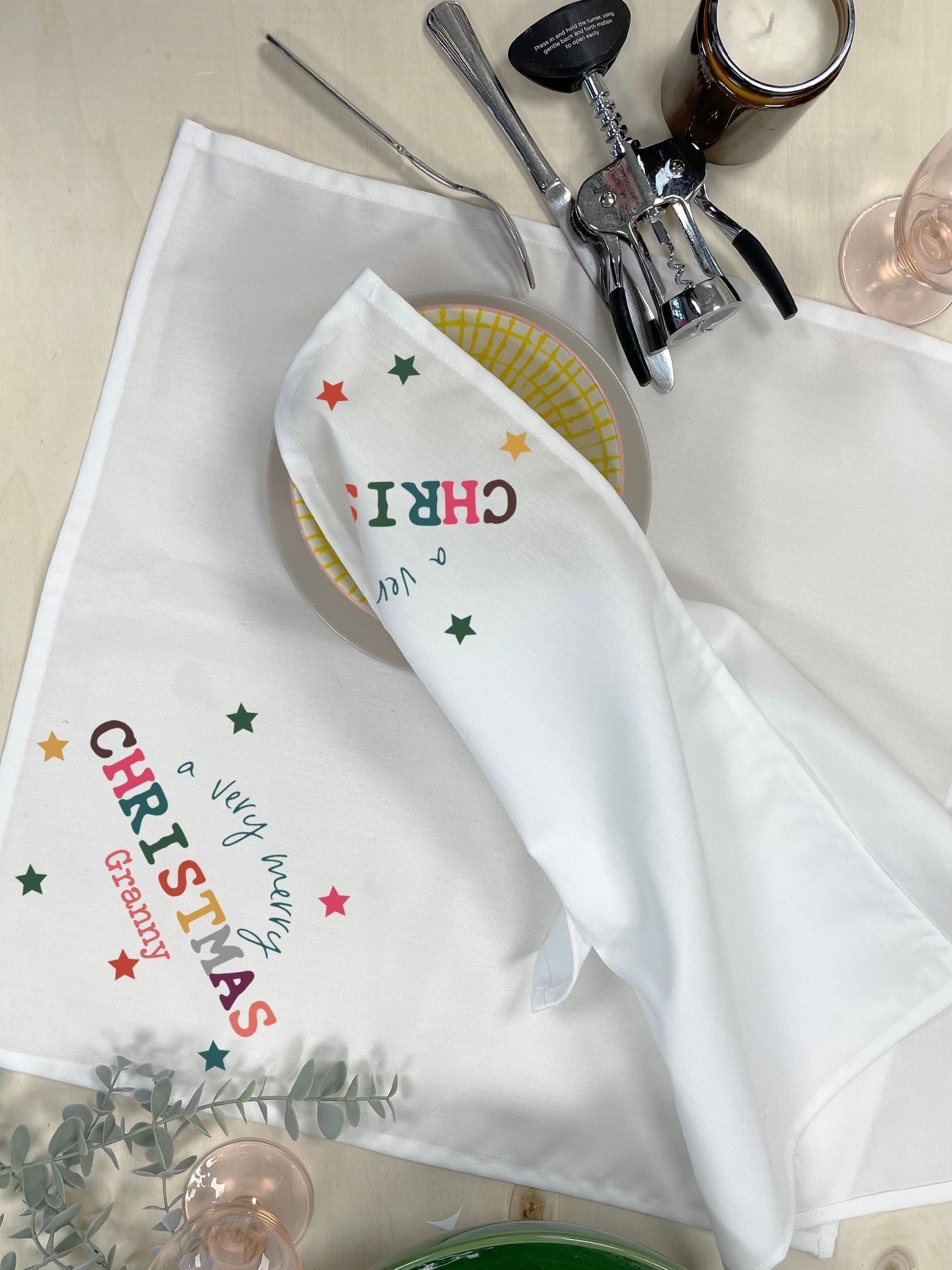 Solesmith Christmas napkin 50x50cm (British brand)