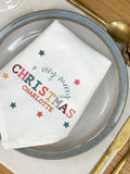 Solesmith Christmas napkin 50x50cm (British brand)