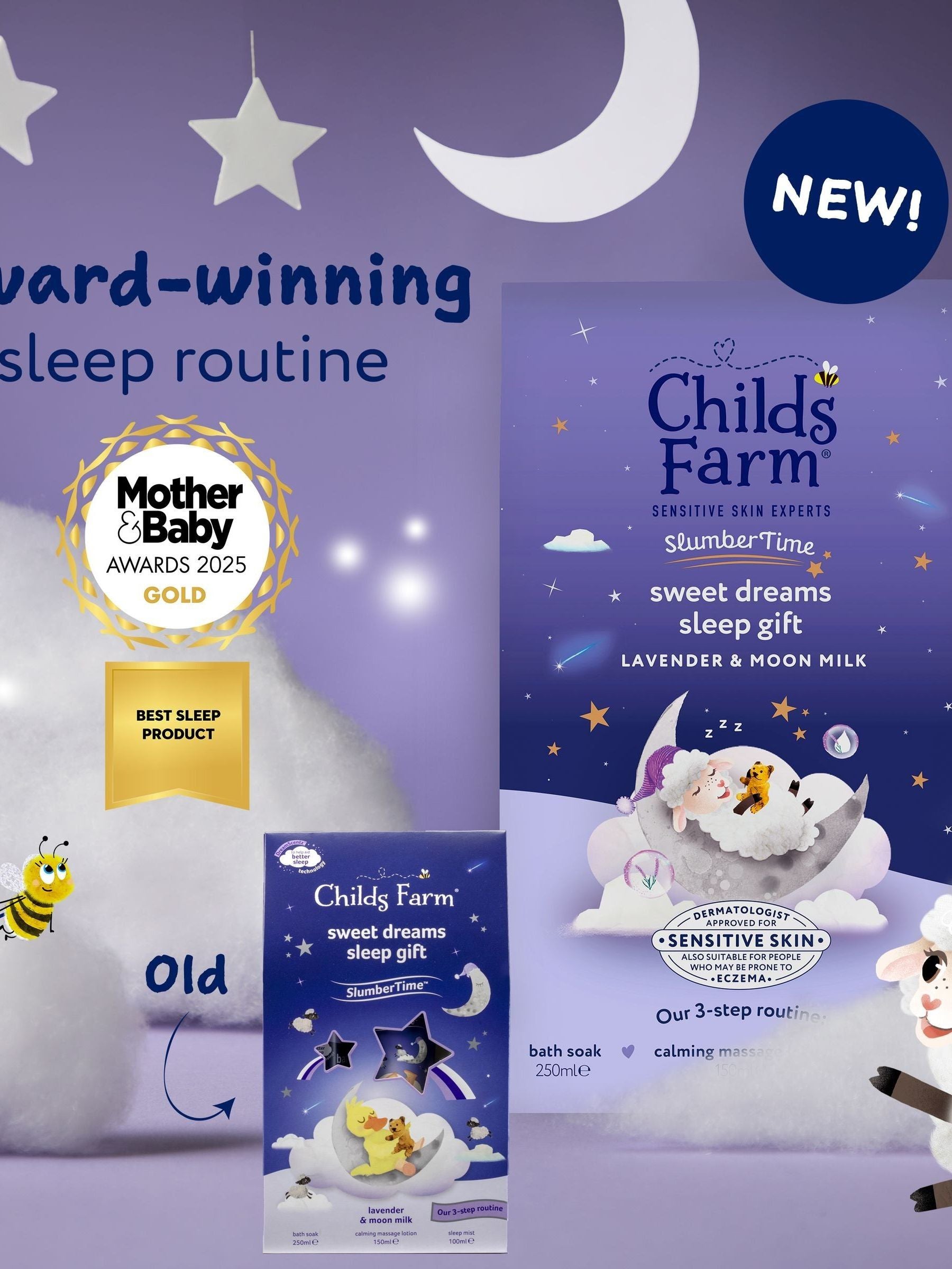 Childs Farm Sweet Dreams baby sleep gift set (British brand)