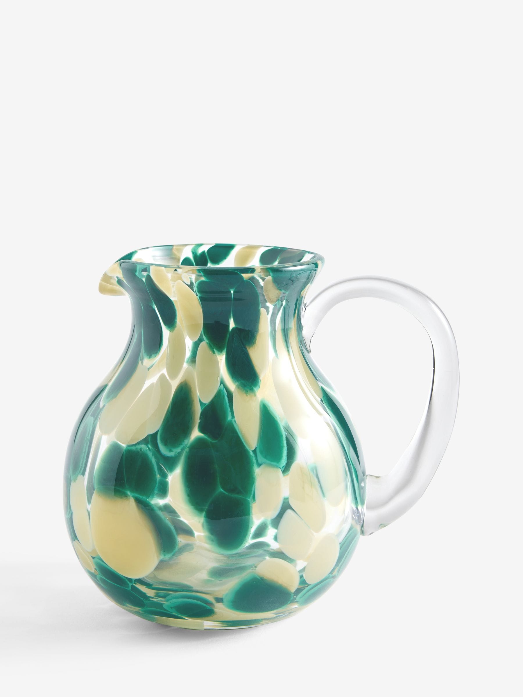 Nina Campbell green confetti jug vase - British product