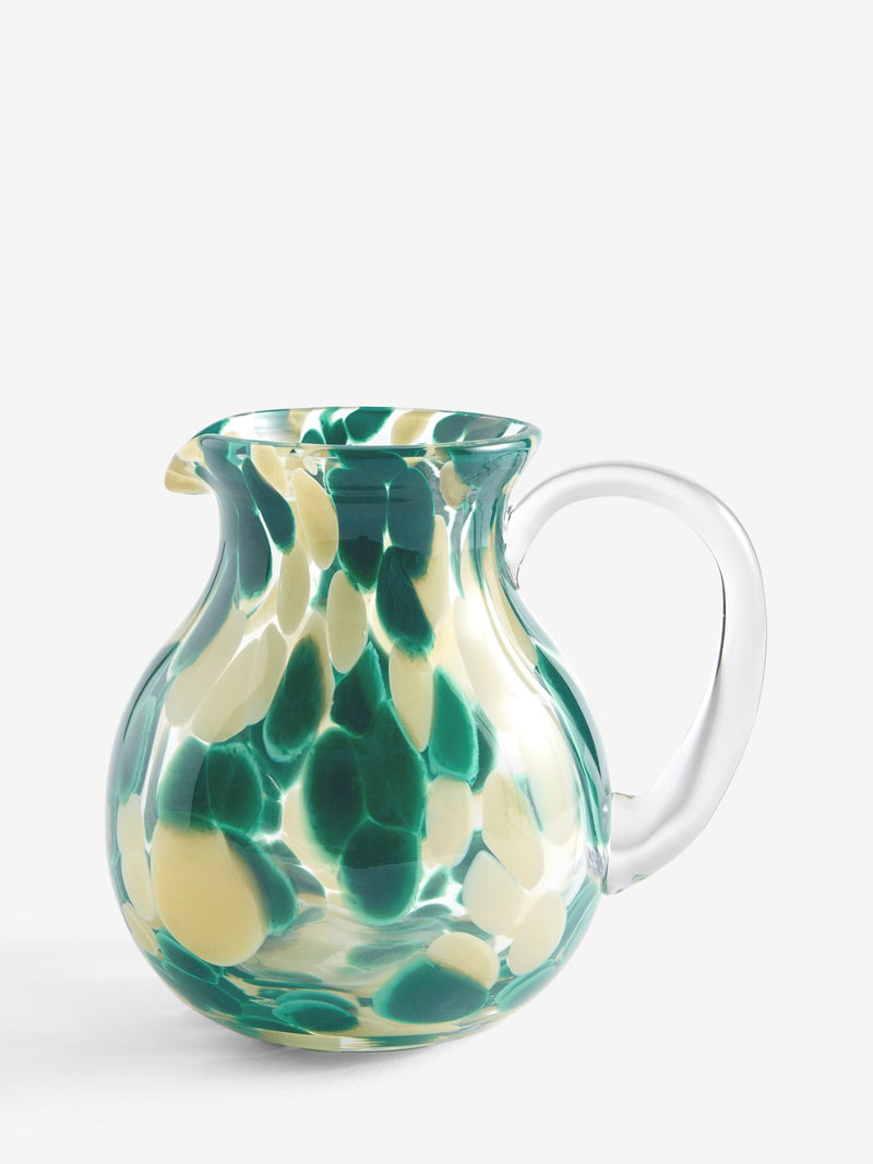 Nina Campbell green confetti jug vase - British product