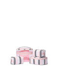 Victoria's Secret pink stripe makeup bag set, imported from the UK