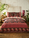 Joe Browns purple floral bohemia border print reversible duvet set, UK version