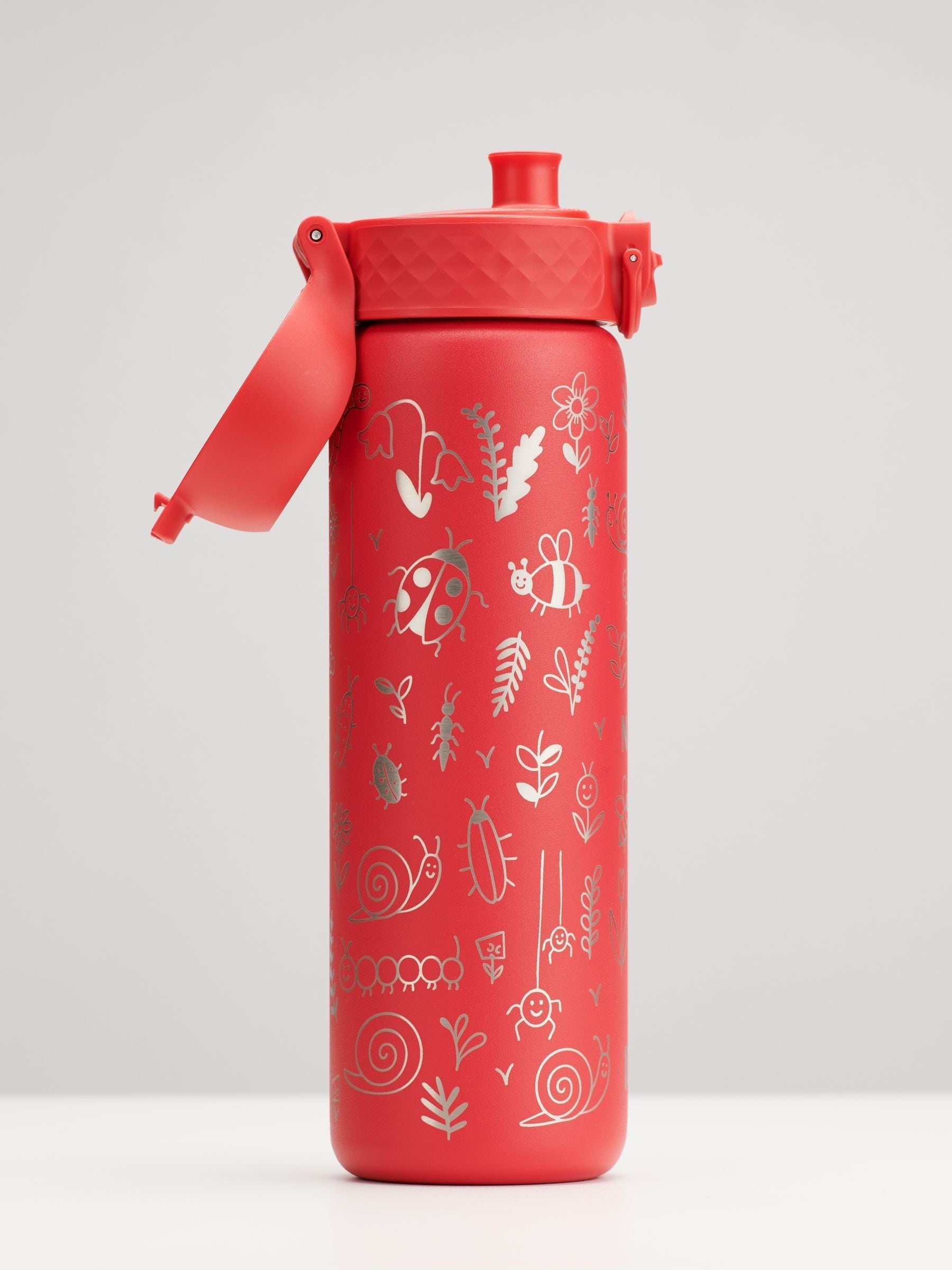 Oakdene Ion8 personalised bug kids water bottle 600ml, imported from the UK