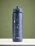 Oakdene personalised mountain ION8 water bottle 600ml (British brand)