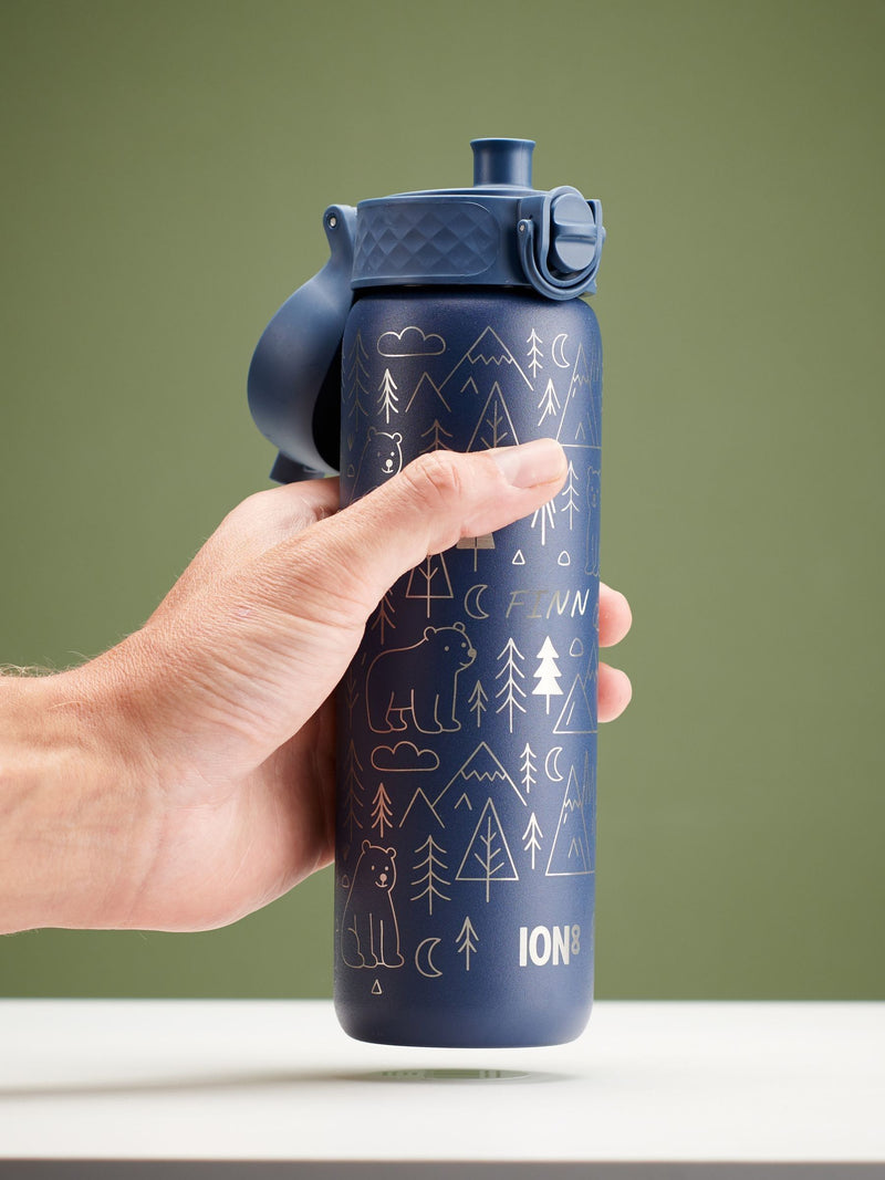 Oakdene personalised mountain ION8 water bottle 600ml (British brand)