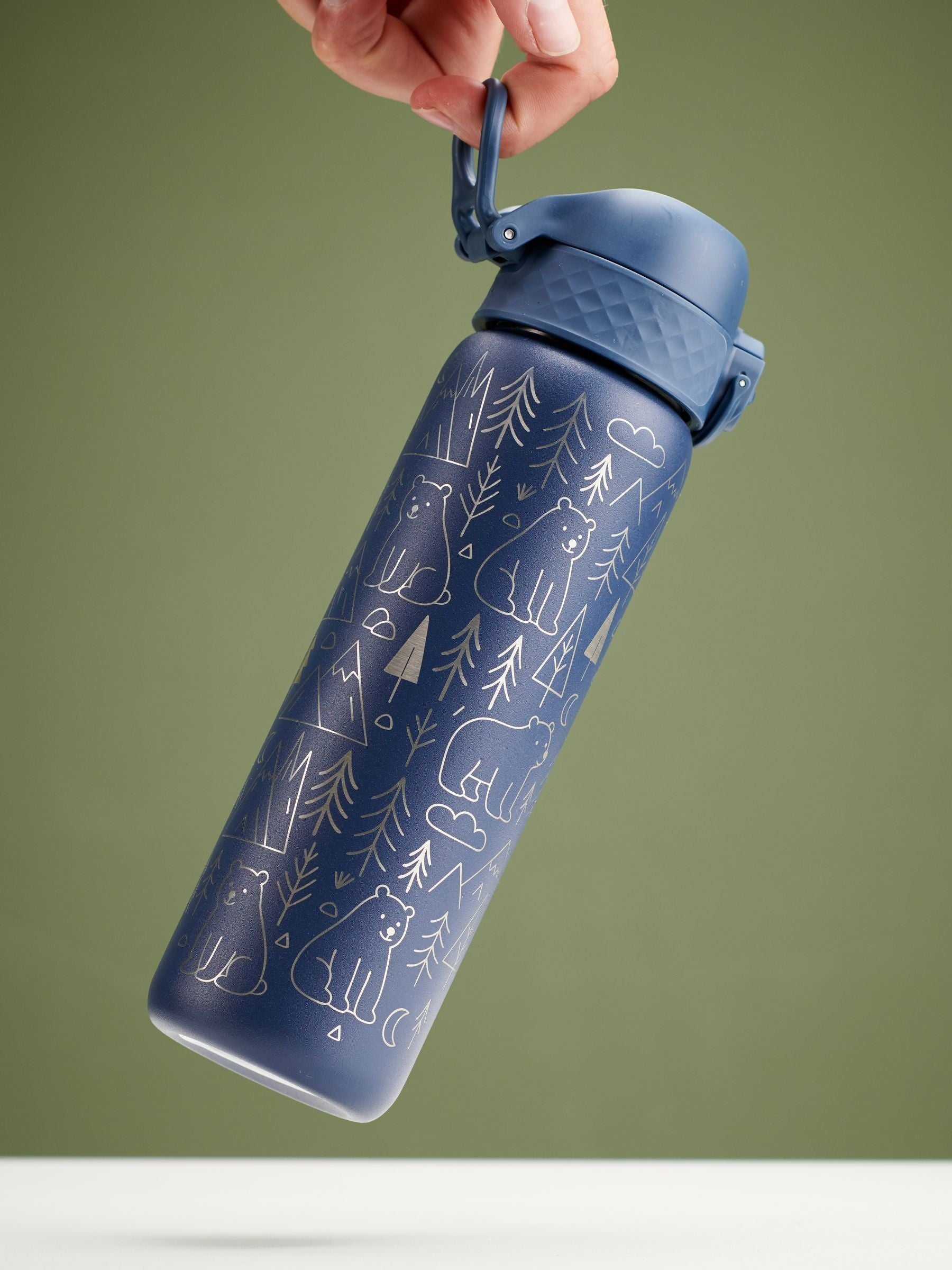 Oakdene personalised mountain ION8 water bottle 600ml (British brand)