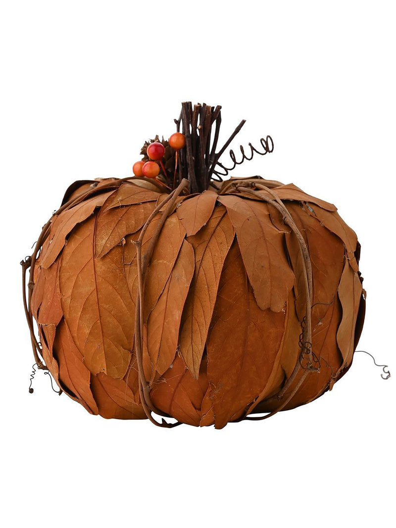 Country Living Orange Leaves Pumpkin autumn home decoration - British product
