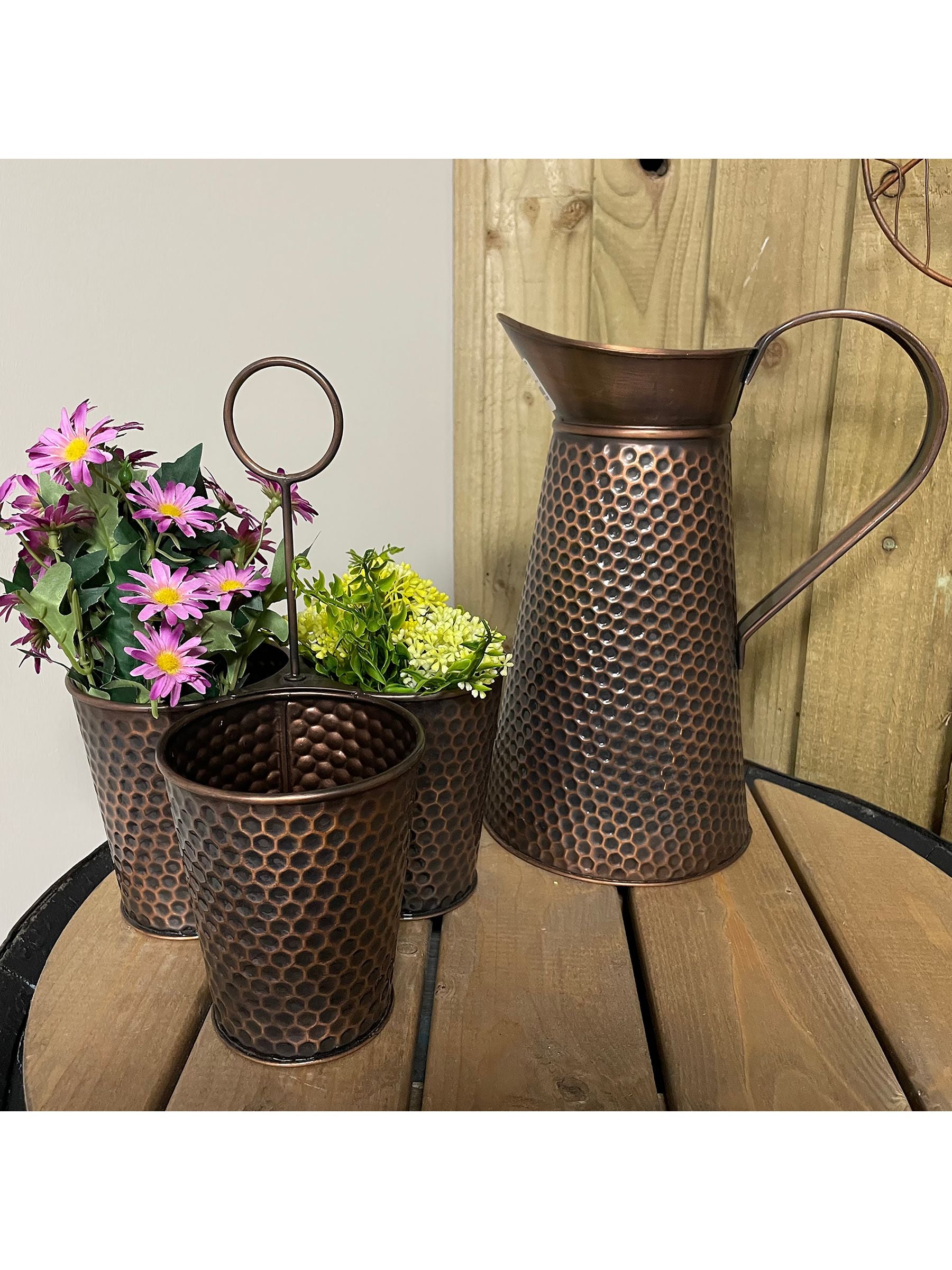 Country Living brown jug style watering can - British product