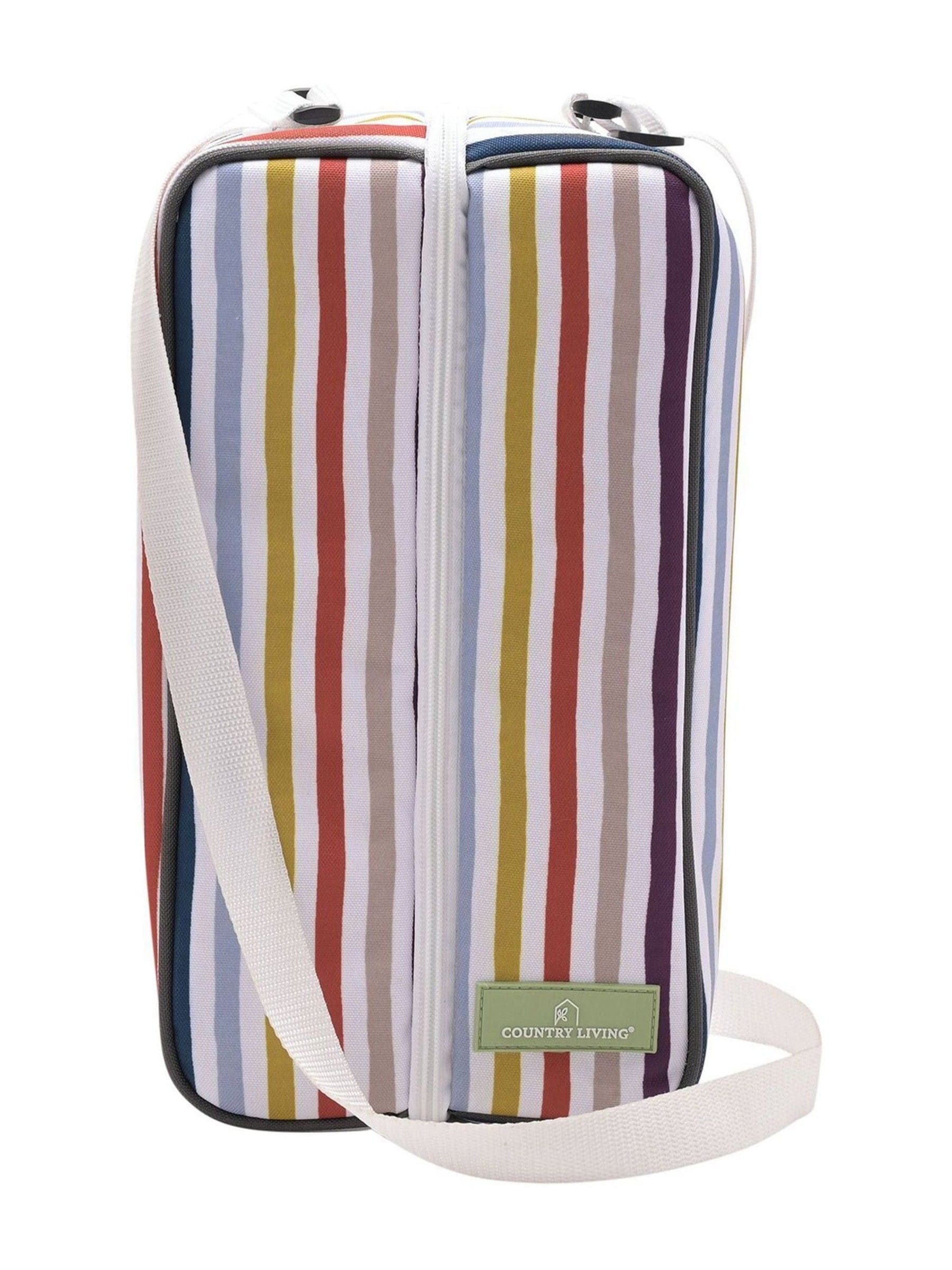 Country Living 2 person wine bag set with glasses and opener - British product