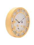 Country Living yellow floral outdoor clock 25cm - British product