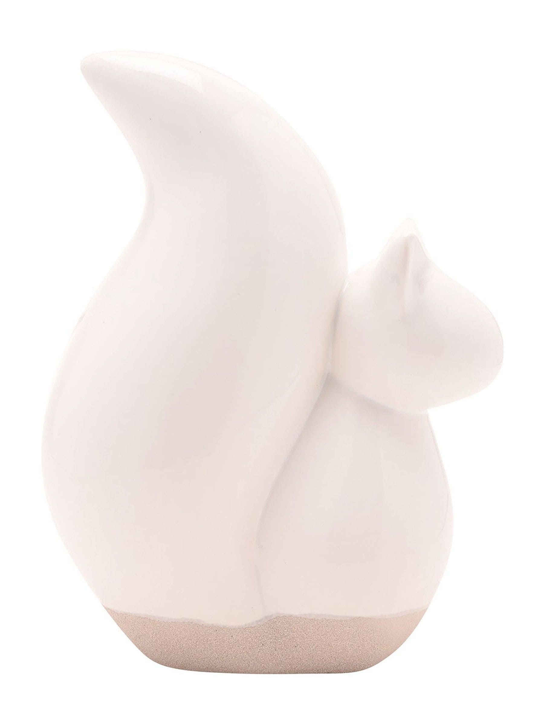 Country Living orange ceramic squirrel ornament 20cm - British product