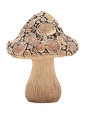 Country Living Brown Wood Effect Charm Mushroom with Log