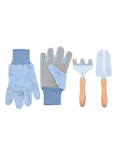 Next Country Living Blue Children's Trowel Fork & Gloves Set- Buy online at McGrocer