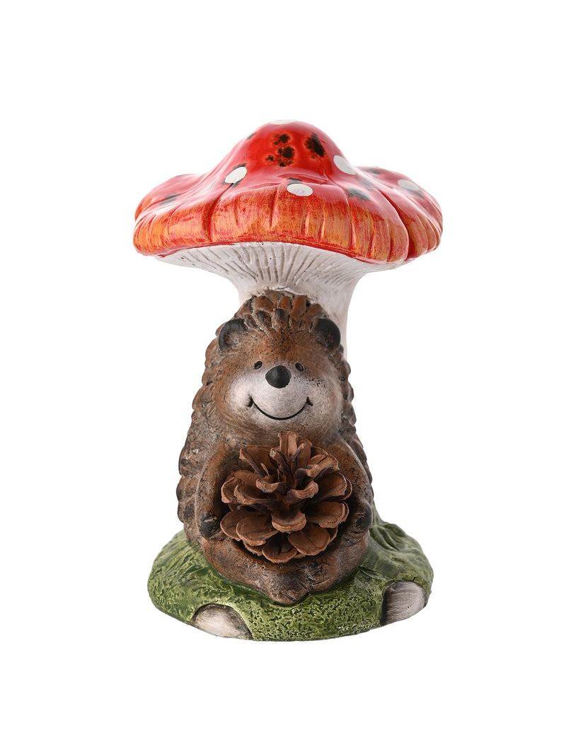 Country Living hedgehog figurine on toadstool 19cm, imported from the UK