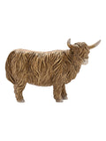 Country Living Brown Highland Cow Figurine ornament - British product