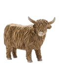Country Living Brown Highland Cow Figurine ornament - British product