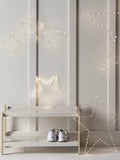Lights4fun Star Trio Christmas window light with three metal stars, UK version