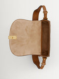 Polo Ralph Lauren brown mini saddle crossbody bag, UK version