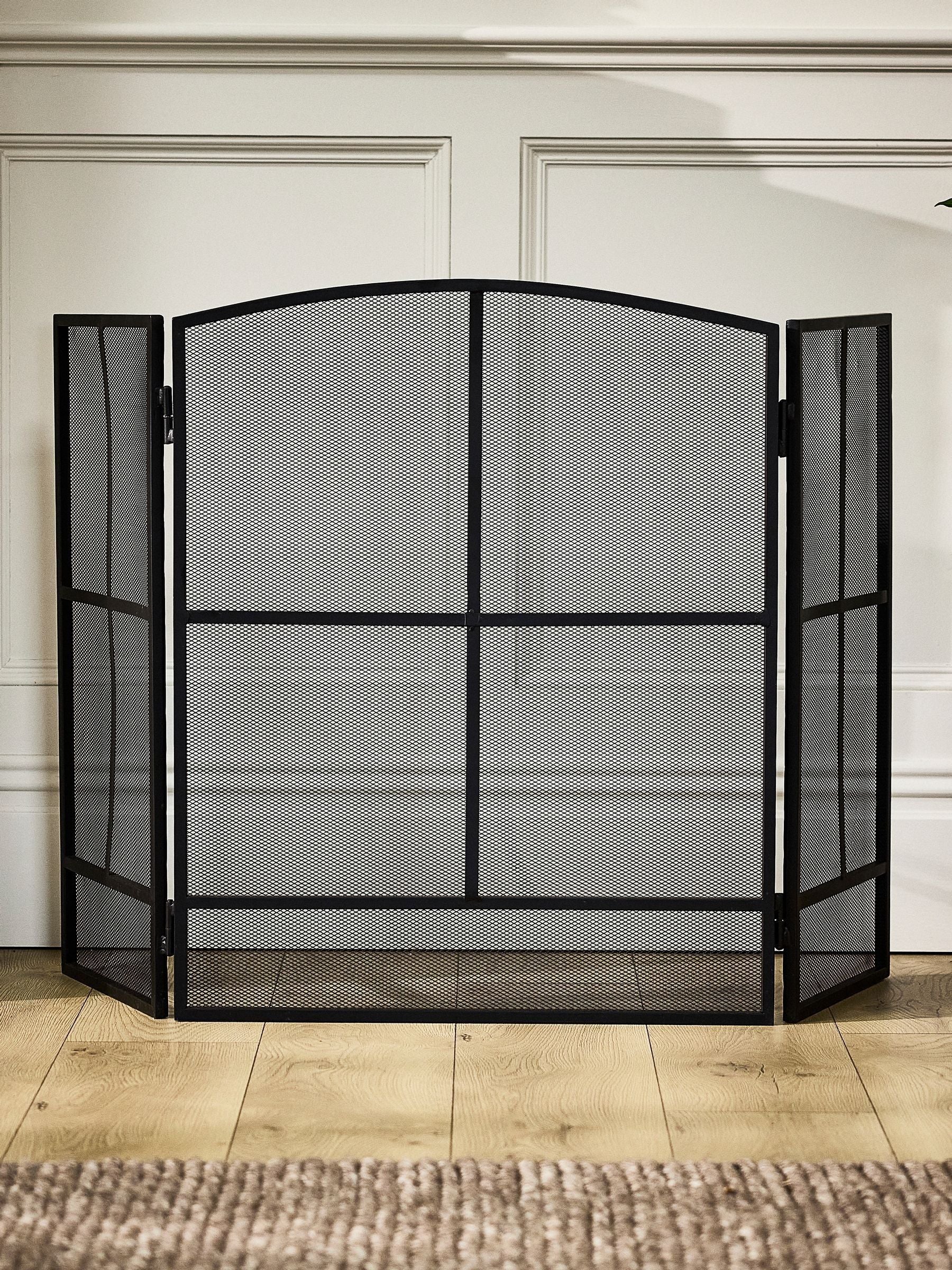 Dibor black window pane fire guard, UK version