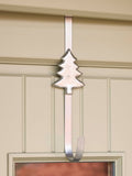 Dibor metal wreath hanger with burnished metallic finish (British brand)