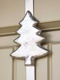 Dibor metal wreath hanger with burnished metallic finish (British brand)