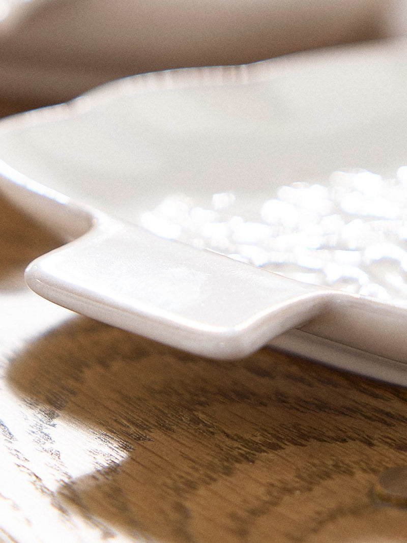 Dibor white ceramic tree side plates set of 2 - British product