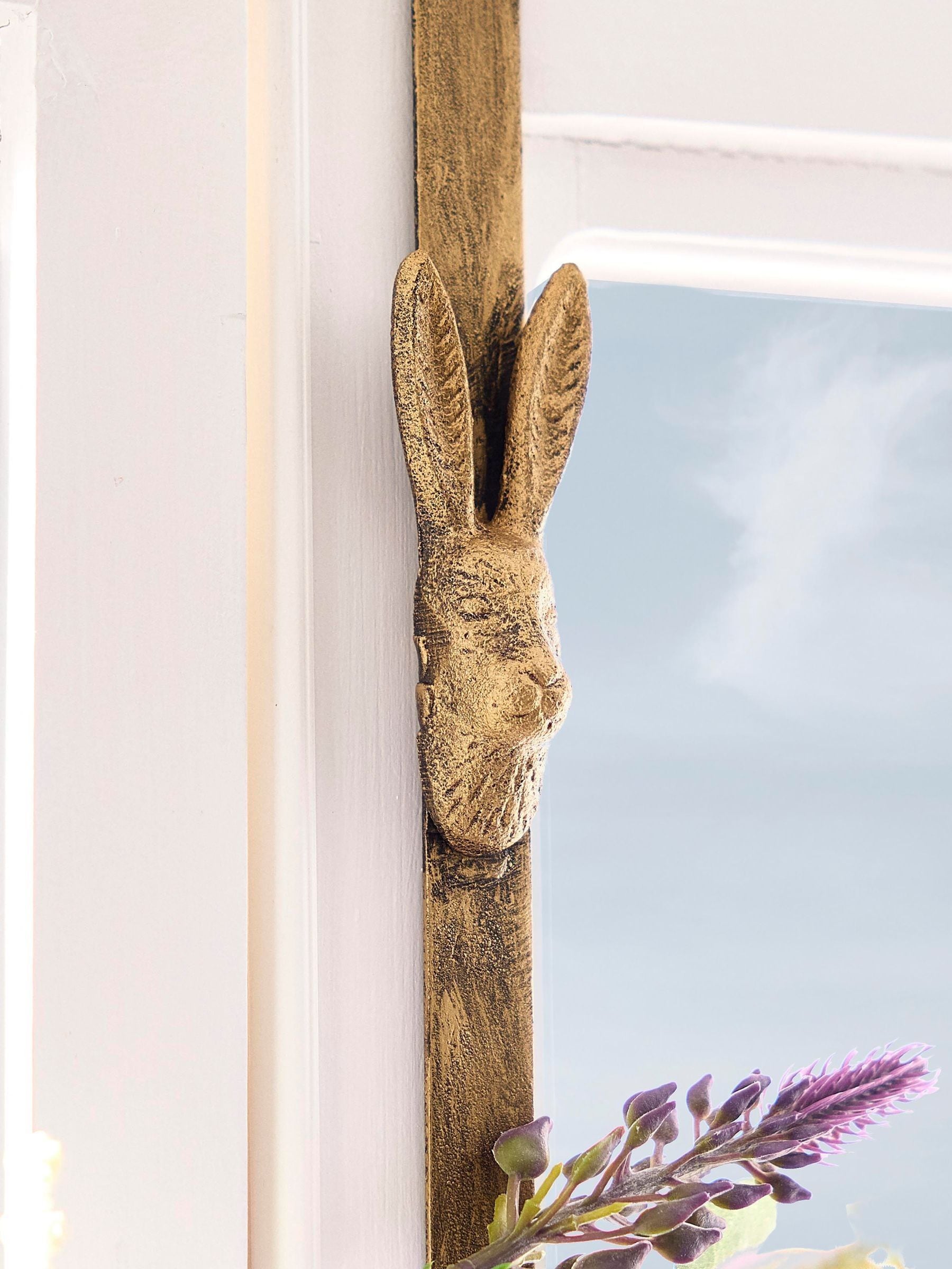 Dibor hare design wreath hanger H31cm (British brand)