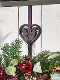 Dibor metal wreath hanger with kissing deer design, UK version