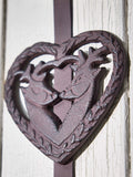 Dibor metal wreath hanger with kissing deer design, UK version