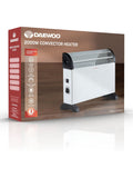 Daewoo white convector heater 2000W portable (British brand)