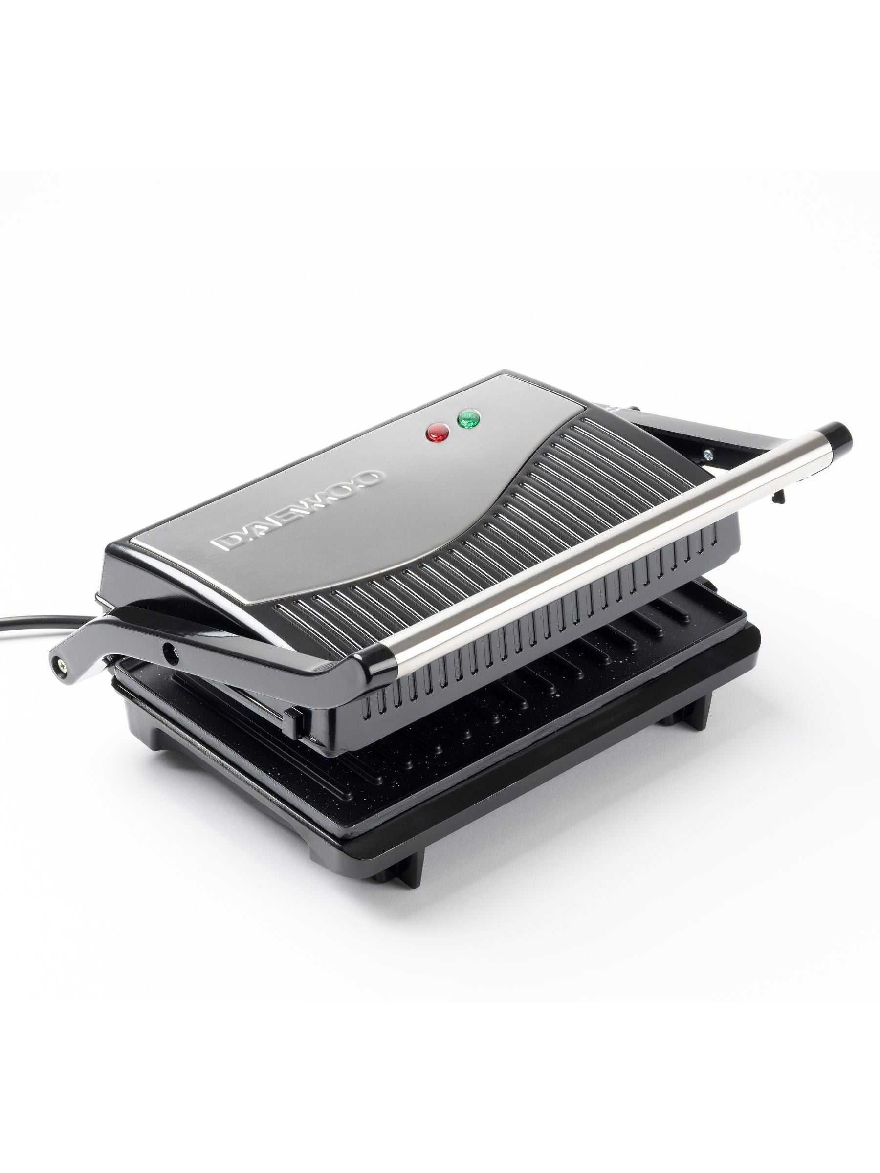 Daewoo stainless steel mini panini press, imported from the UK