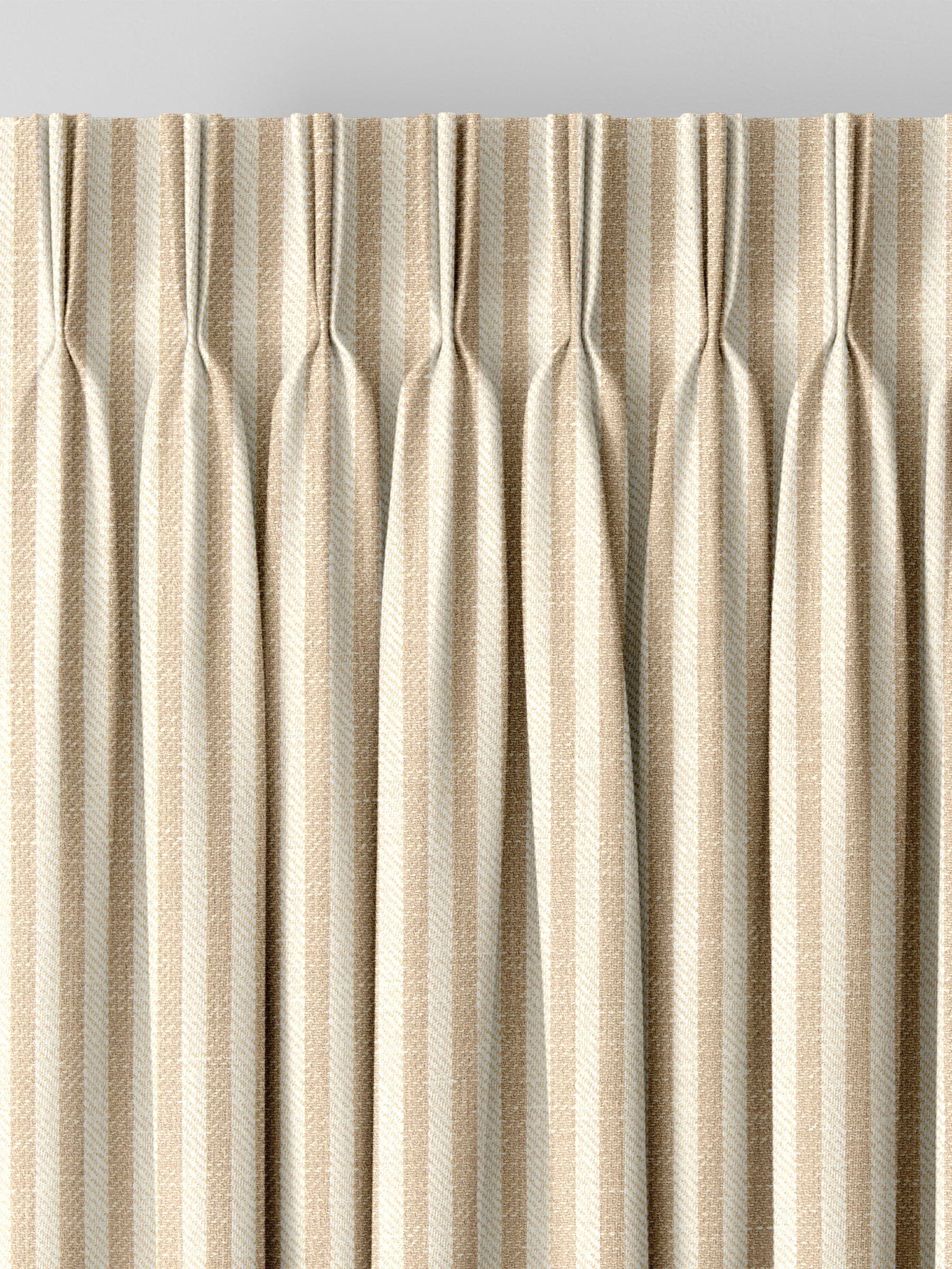 Next Natural Stitch Stripe made to measure curtains (British brand)