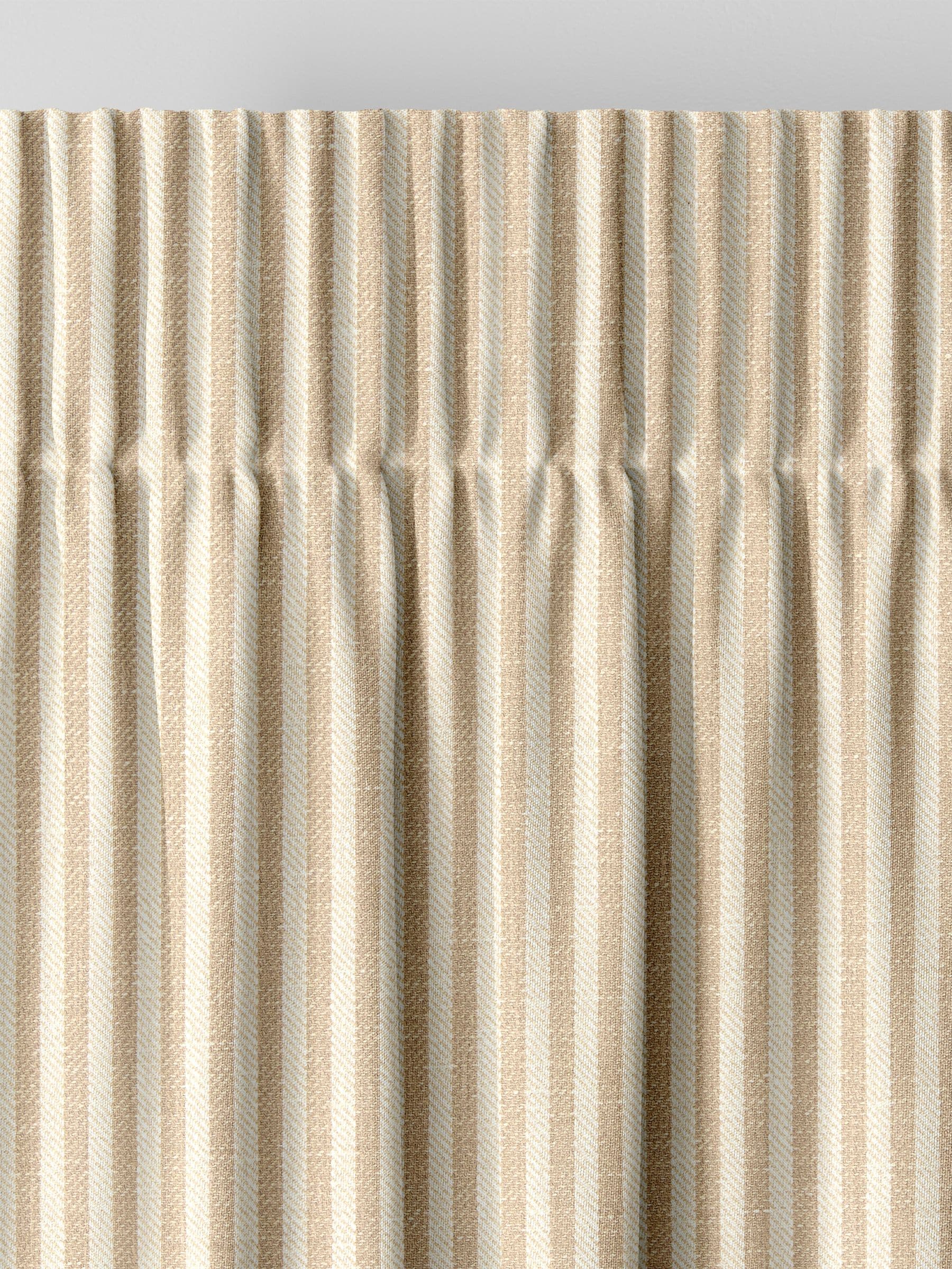 Next Natural Stitch Stripe made to measure curtains (British brand)