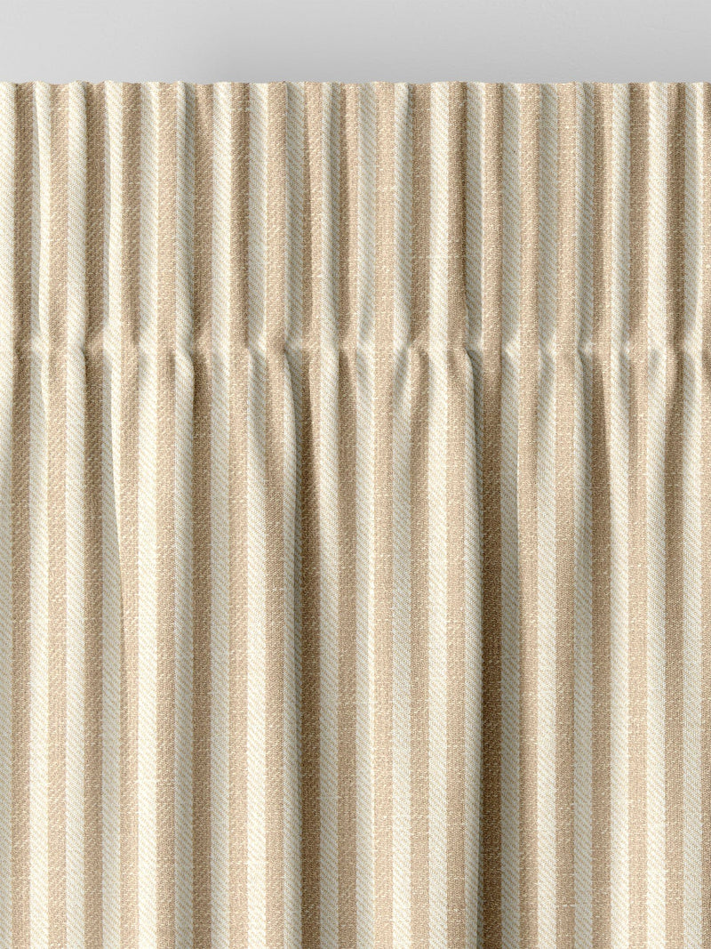 Next Natural Stitch Stripe made to measure curtains (British brand)